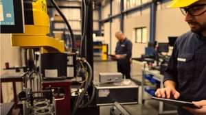 Non-destructive testing methods used to inspect metal components