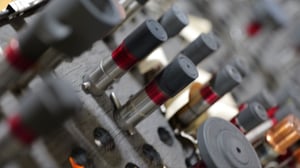 Powder metal tooling components used in tooling design and part production.