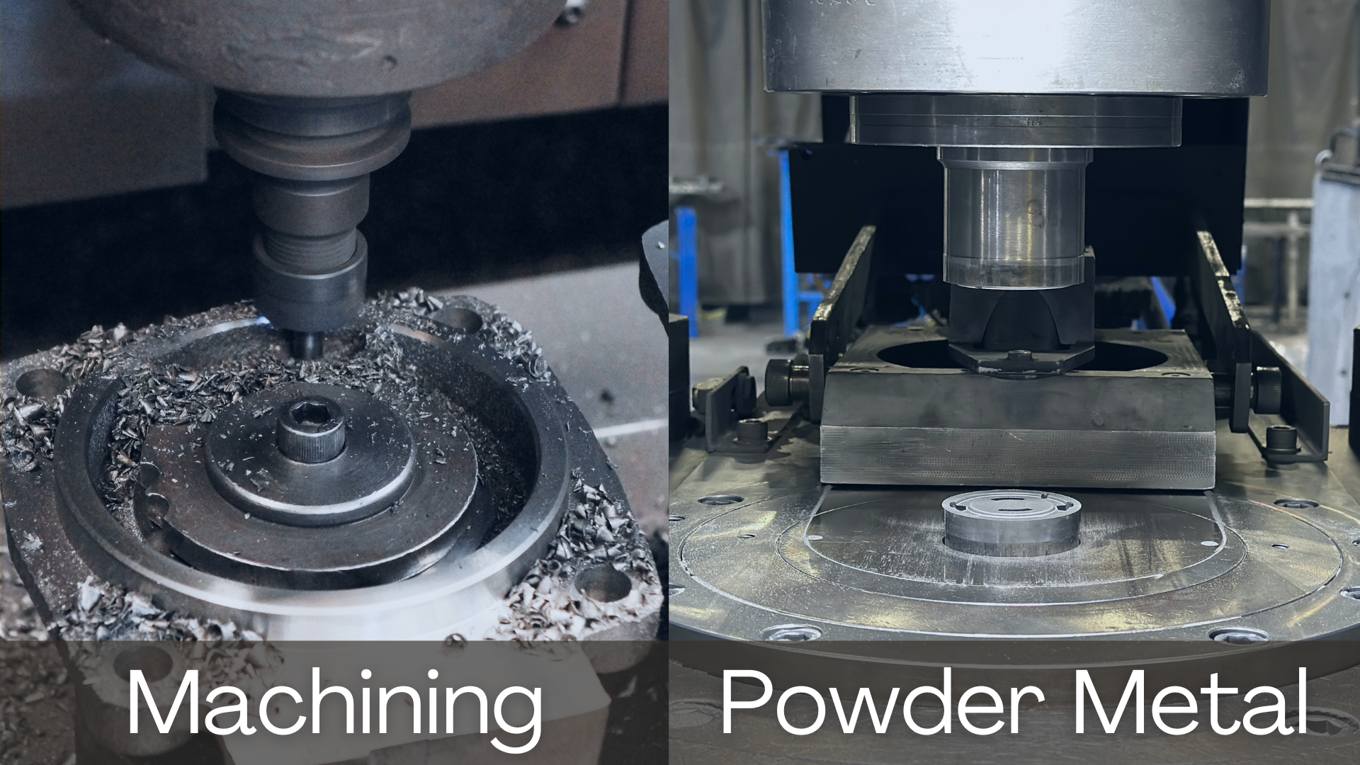 advantages and disadvantages of machining process vs pm